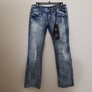 Nwt Express 8 Rerock bootleg Jeans 29 midrise